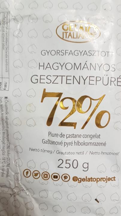 Fotografie - gaštanové pyré sladené 72%