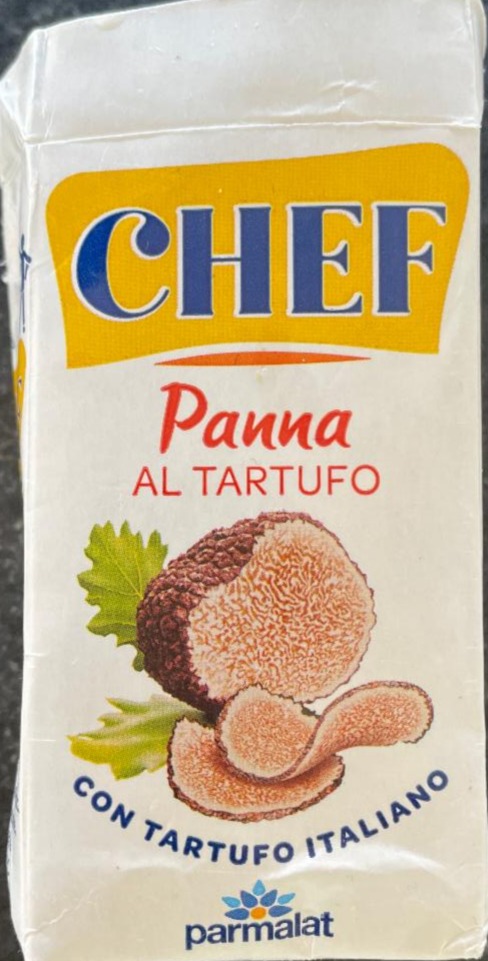 Fotografie - panna al tartufo chef