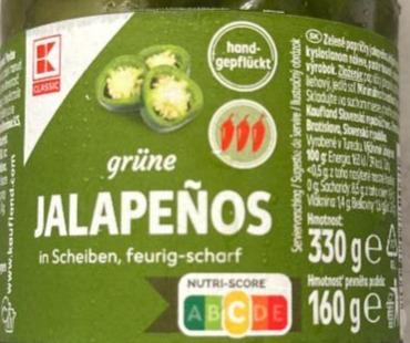 Fotografie - Jalapeños grüne K-Classic