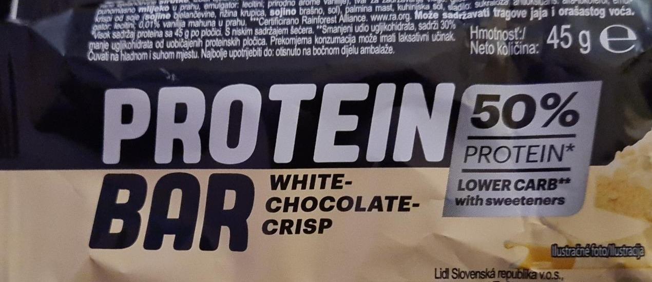 Fotografie - Protein Bar White-Chocolate-Crisp IronMaxx