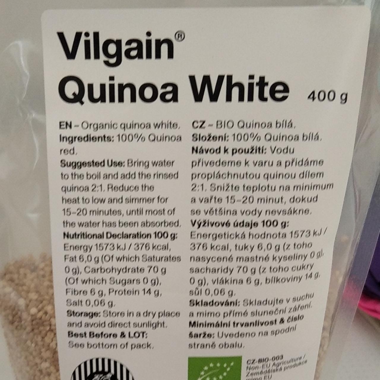 Fotografie - Bio Quinoa White Vilgain