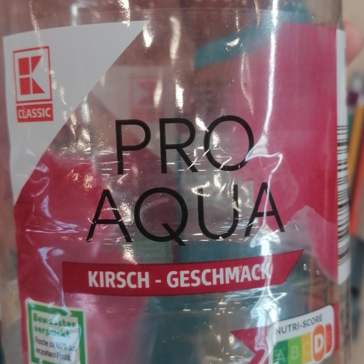 Fotografie - Pro Aqua Kirsch-geschmack K-Classic