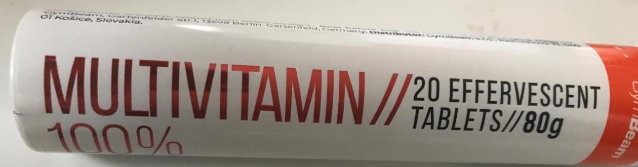 Fotografie - Multivitamin šumivé tablety 100% GymBeam