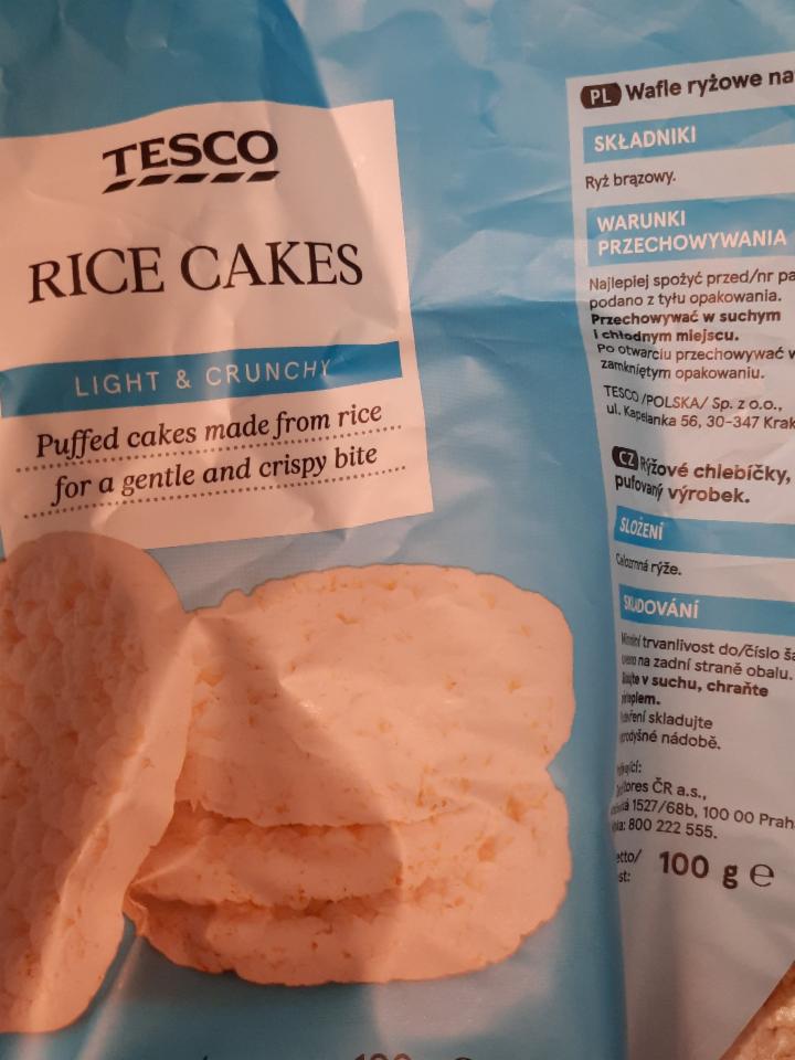 Fotografie - Tesco Rice cakes