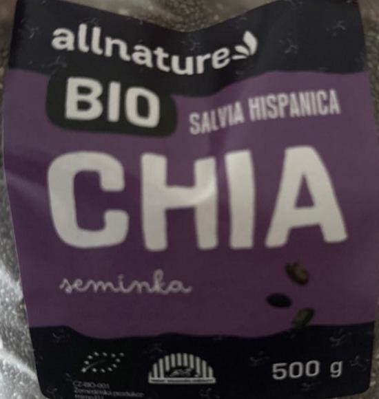 Fotografie - Bio salvia hispanica chia semínka Allnature