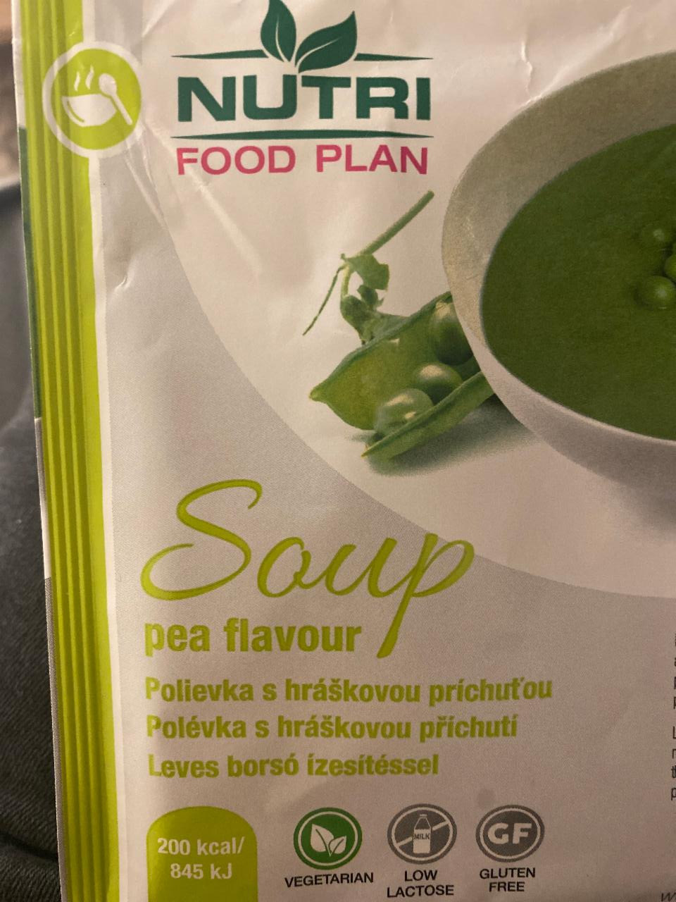 Fotografie - Polievka s hráškovou príchuťou Nutri Food