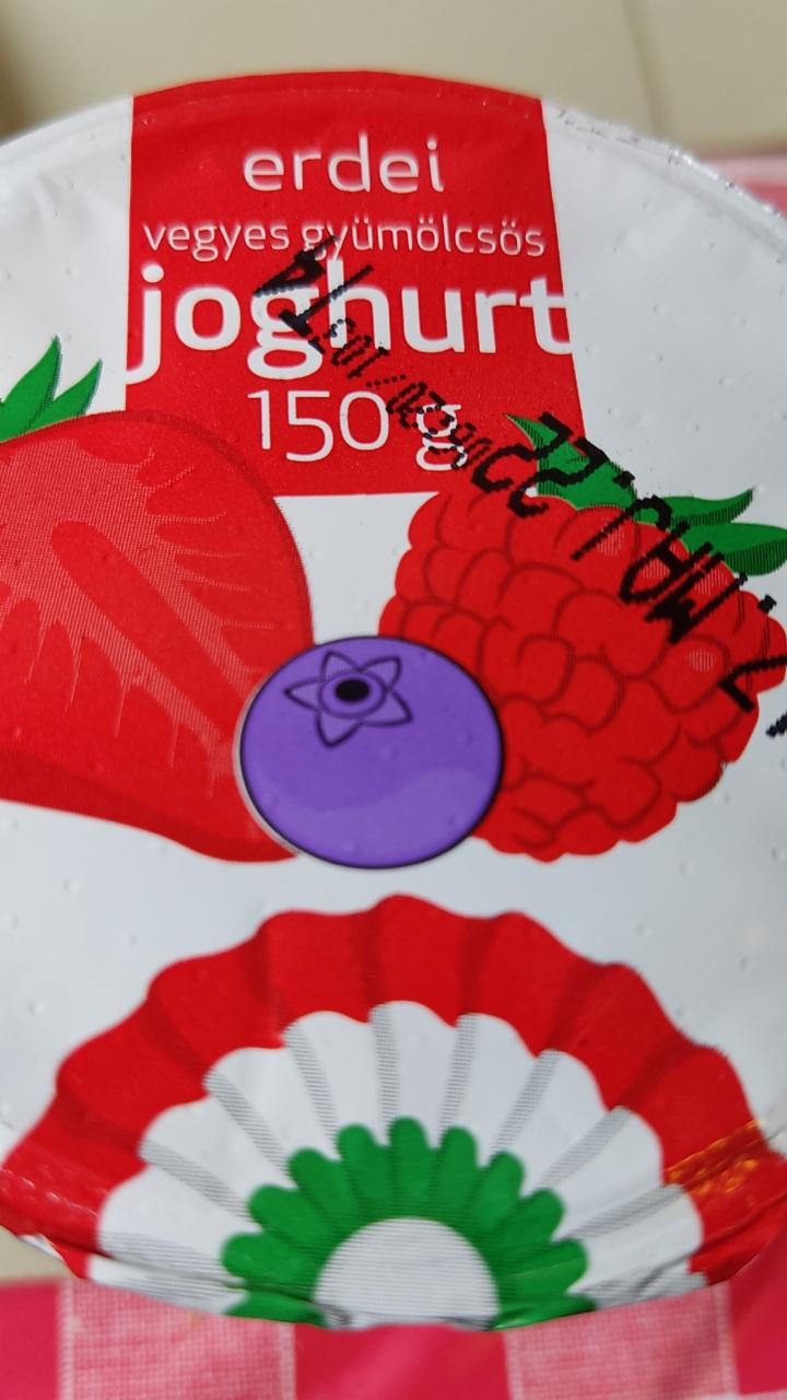 Fotografie - erdei vegyes gyümölcsös joghurt