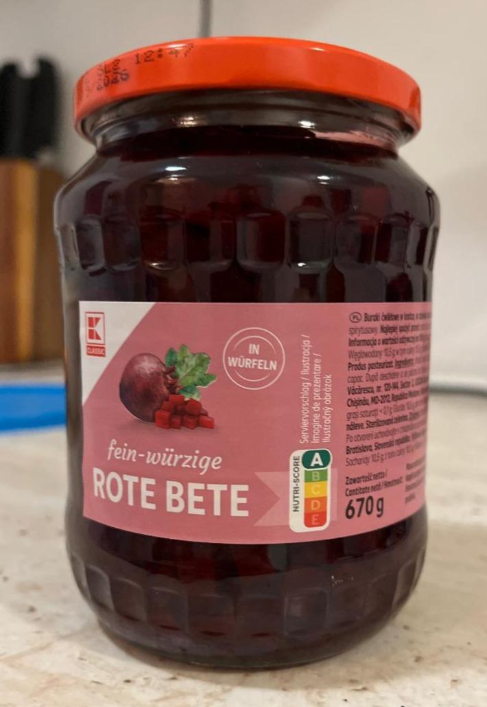 Fotografie - Rote Bete K-Classic