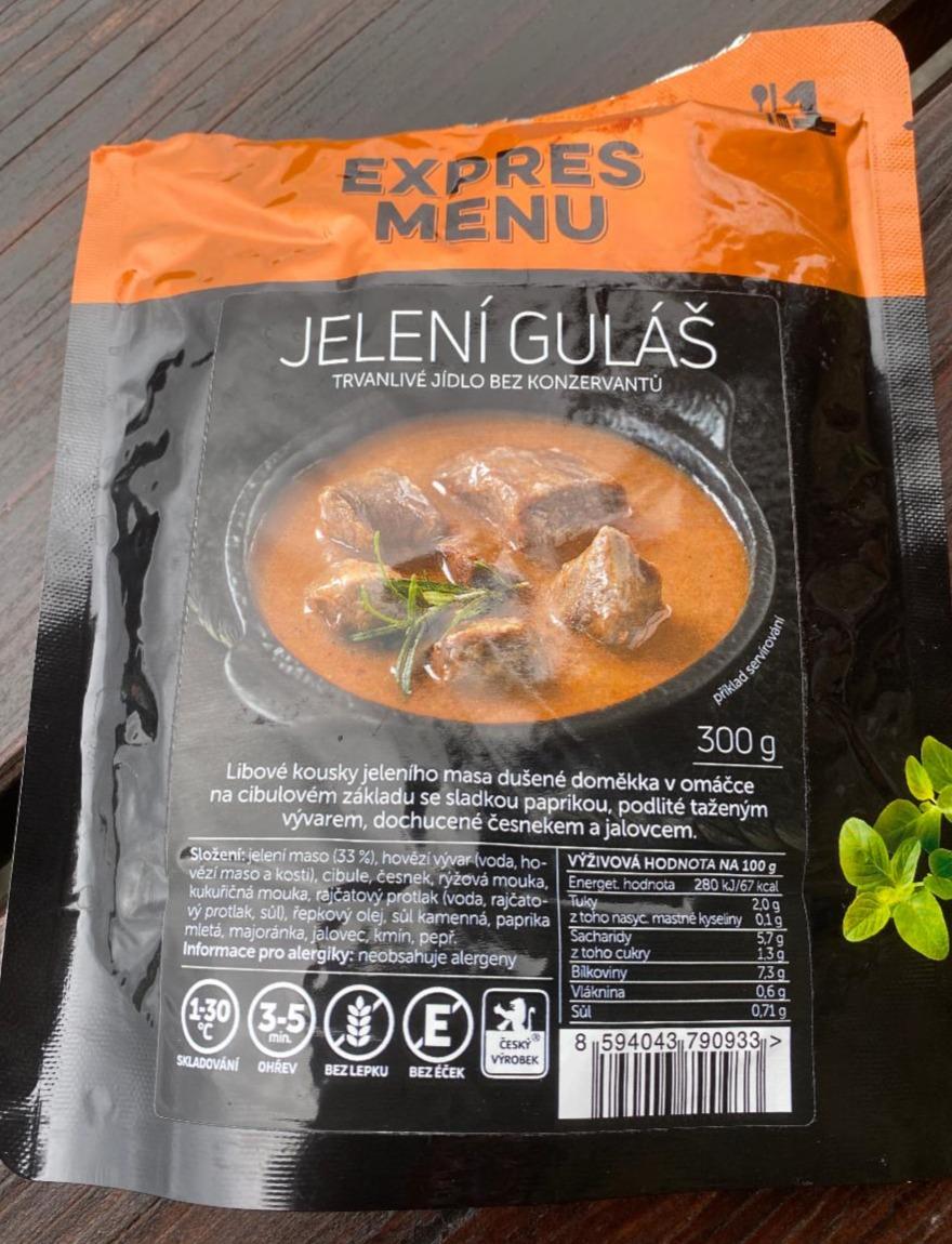 Fotografie - Jelení guláš Expres menu