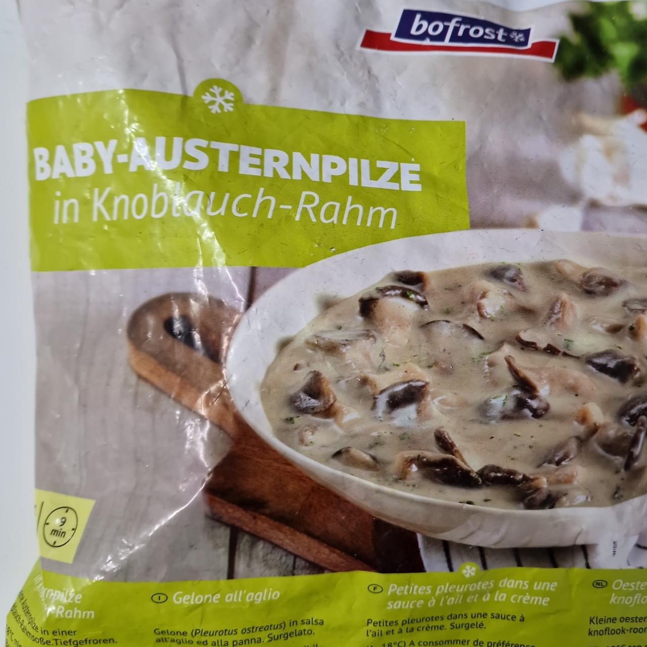 Fotografie - Baby-Austernpilze in Knoblauch-Rahm Bofrost