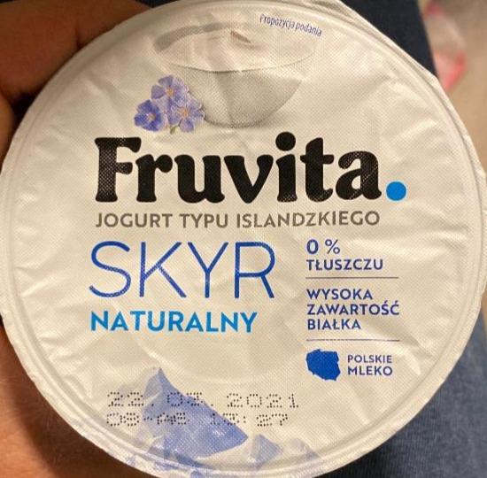 Fotografie - SKYR naturalny FruVita