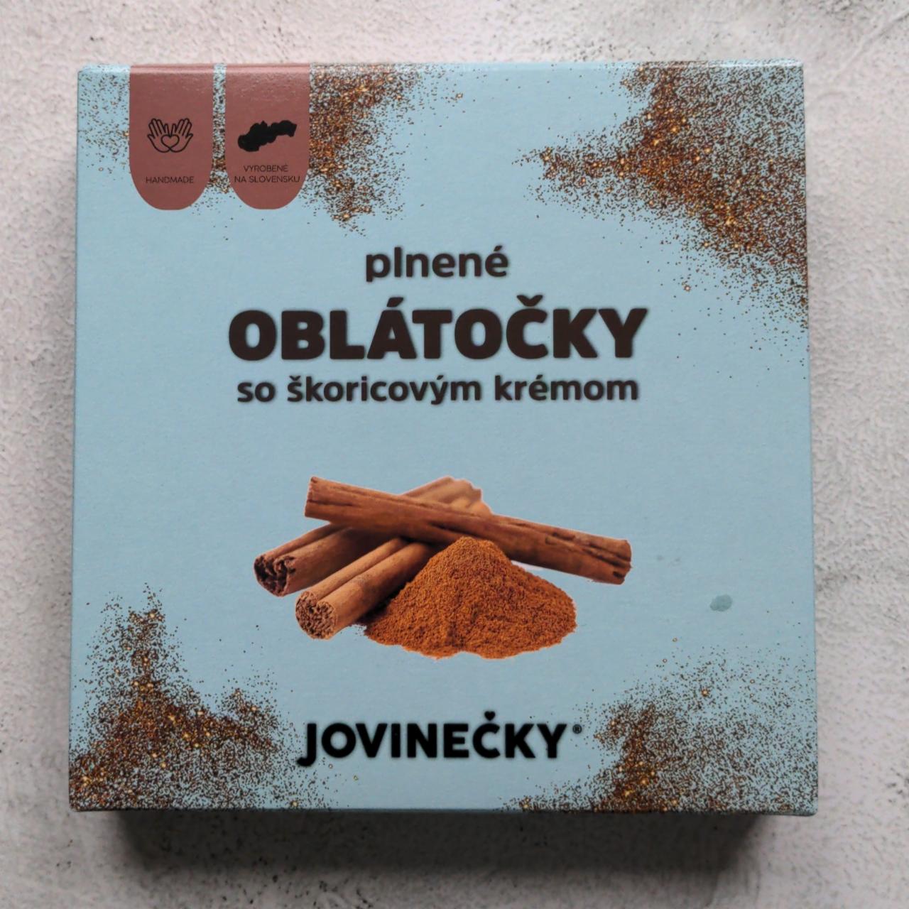 Fotografie - plnené Oblátočky so škoricovým krémom Jovinečky