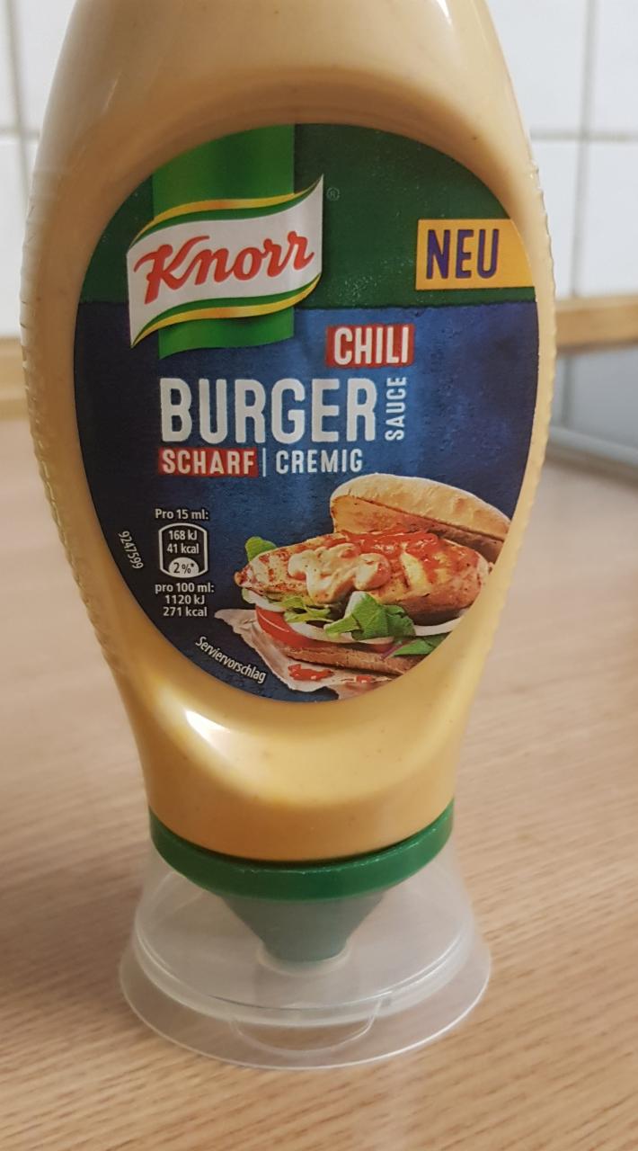 Fotografie - BÜRGER Sauce chilli cremig sauce Knorr