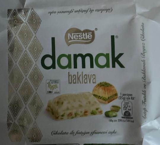 Fotografie - Damak baklava Nestlé