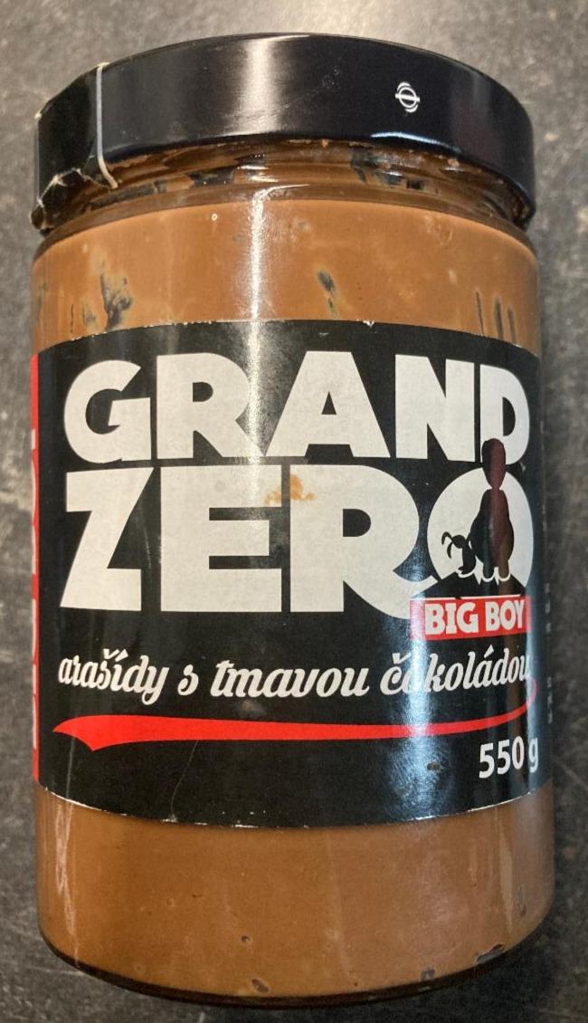 Fotografie - Big boy Grand Zero arašidy s tmavou čokoládou