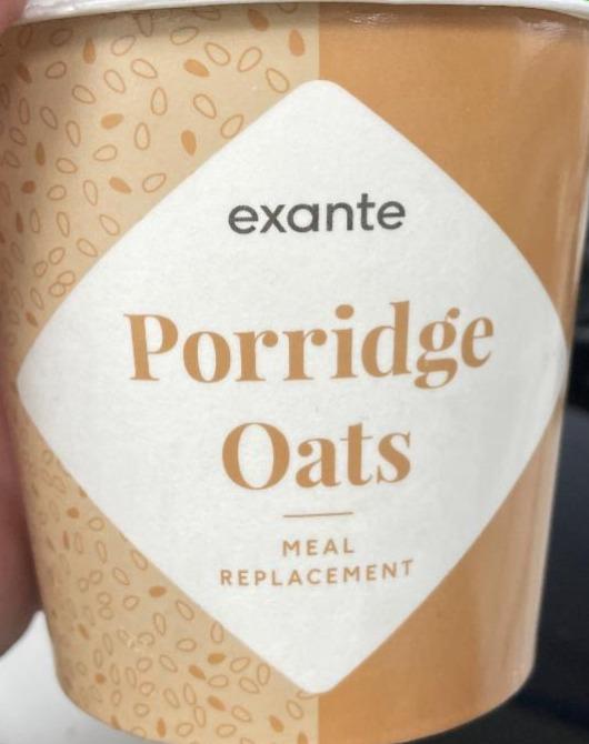 Fotografie - exante porridge oats