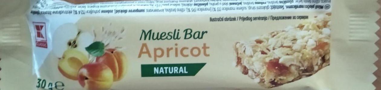 Fotografie - Muesli Bar Apricot Natural K-Classic
