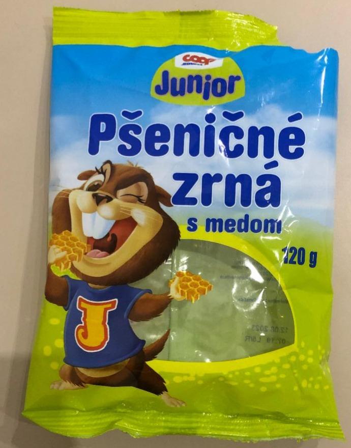 Fotografie - Pšeničné zrná s medom Coop Junior