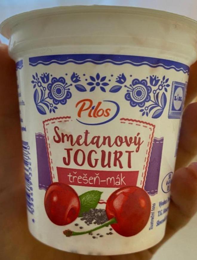 Fotografie - Pilos Smotanový jogurt - Čerešňa-mak