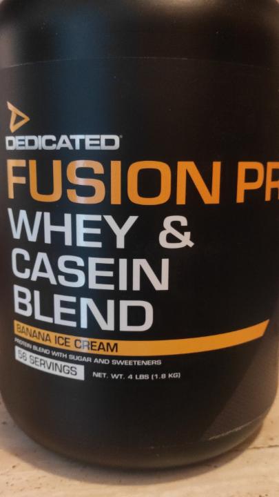 Fotografie - Fusion pro whey & casein banana ice cream Dedicated