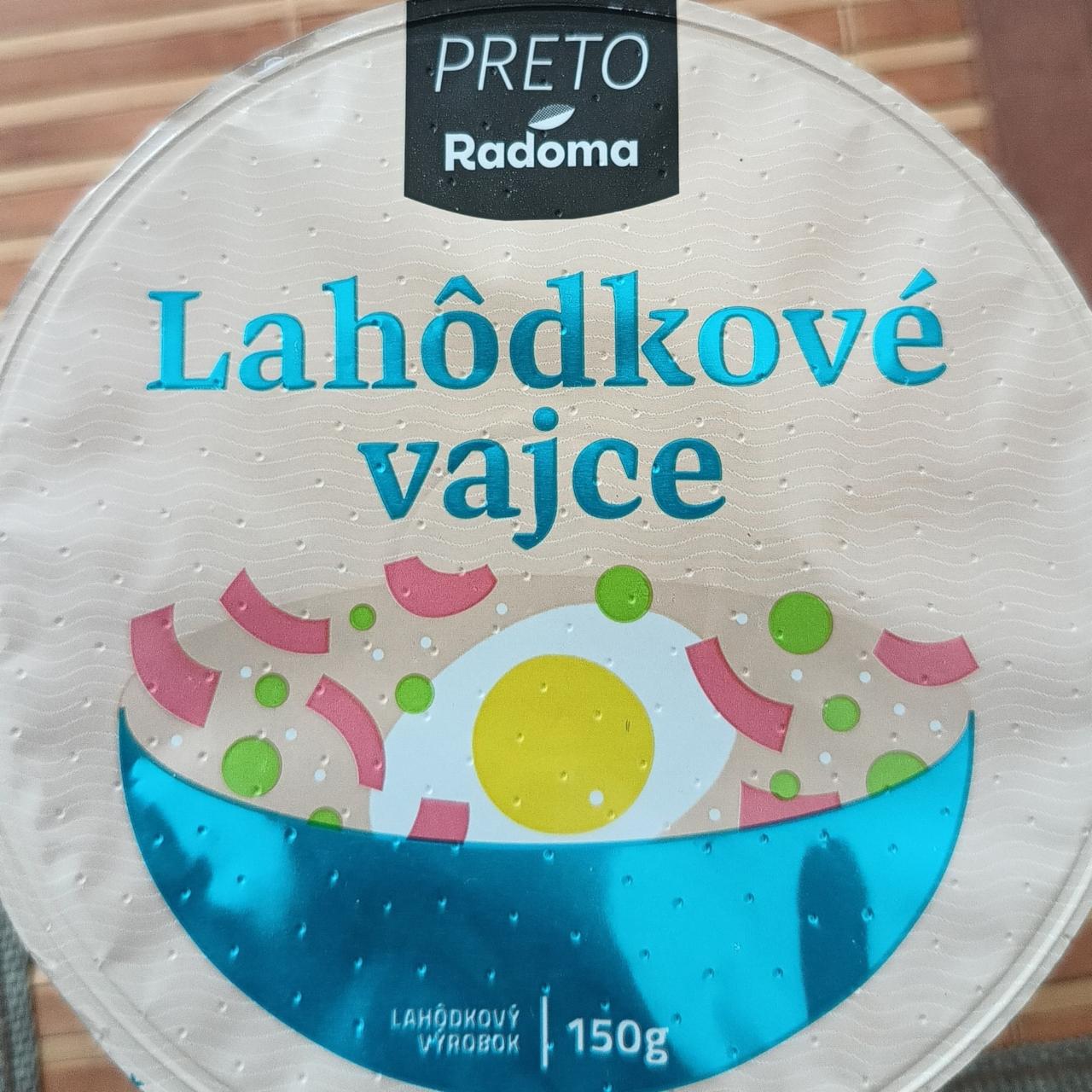 Fotografie - Lahôdkove vajce Preto Radoma