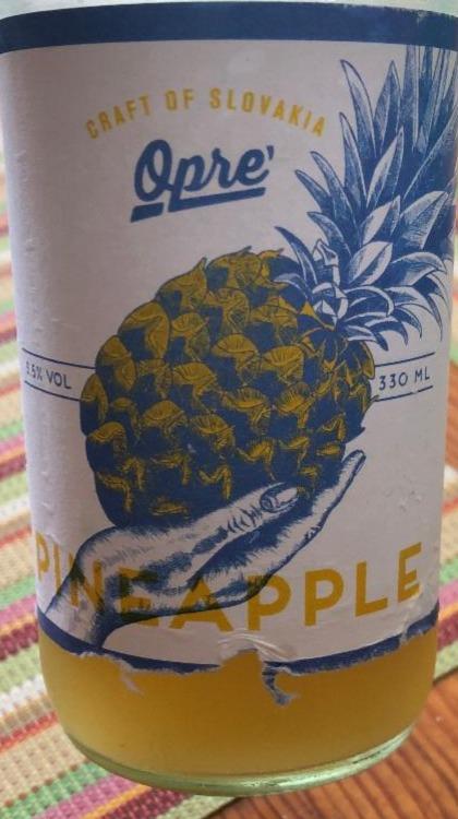 Fotografie - pineapple Opré Cider