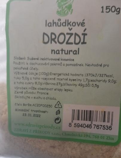 Fotografie - Lahodkove drozdie natural