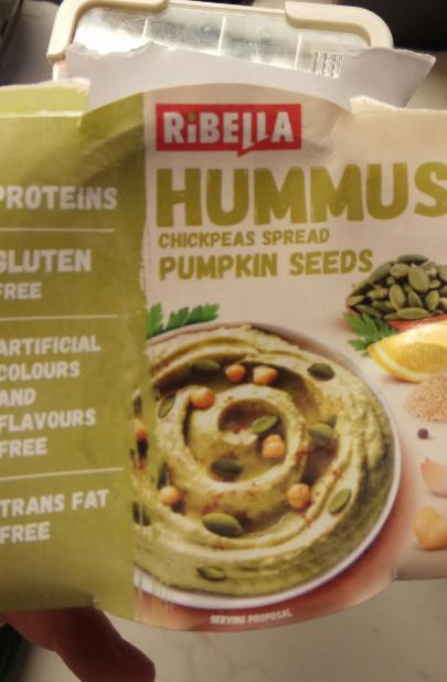 Fotografie - Hummus Pumpkin seeds Ribella