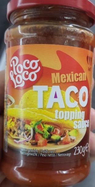 Fotografie - Mexican Taco topping sauce