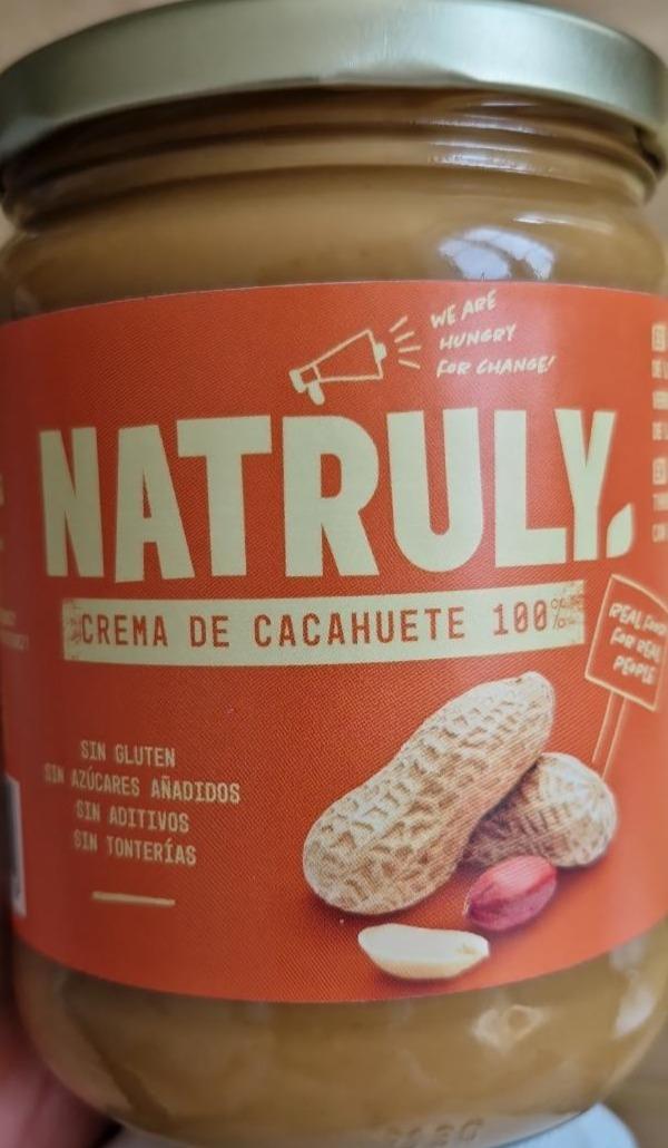 Fotografie - Natruly crema de cacahuete 