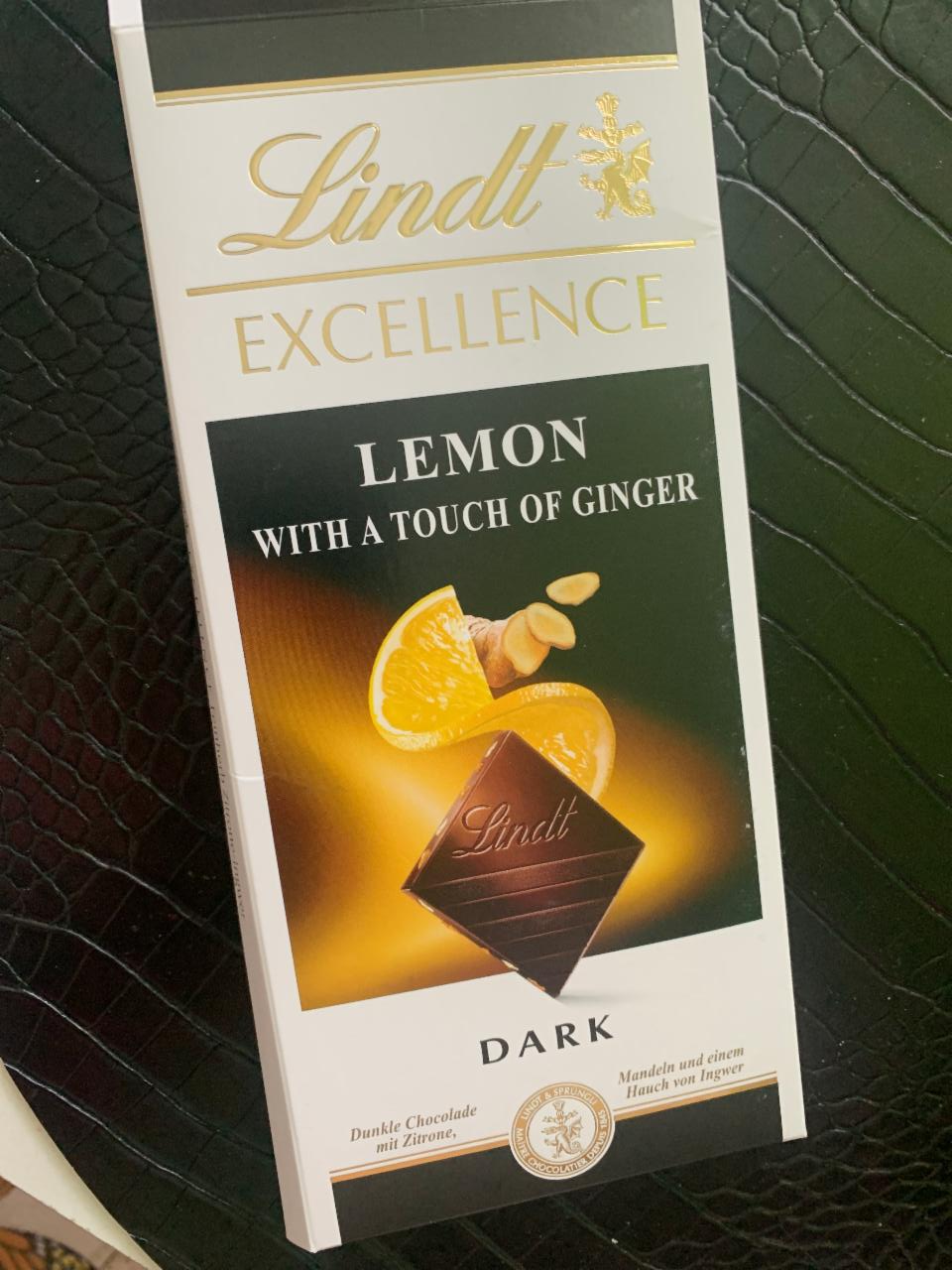 Fotografie - Lemon with a touch of ginger Lindt Excellence