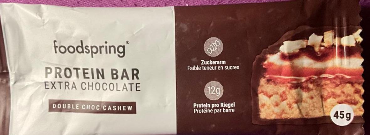 Fotografie - Protein Bar Extra chocolate Double Choc Cashew Foodspring