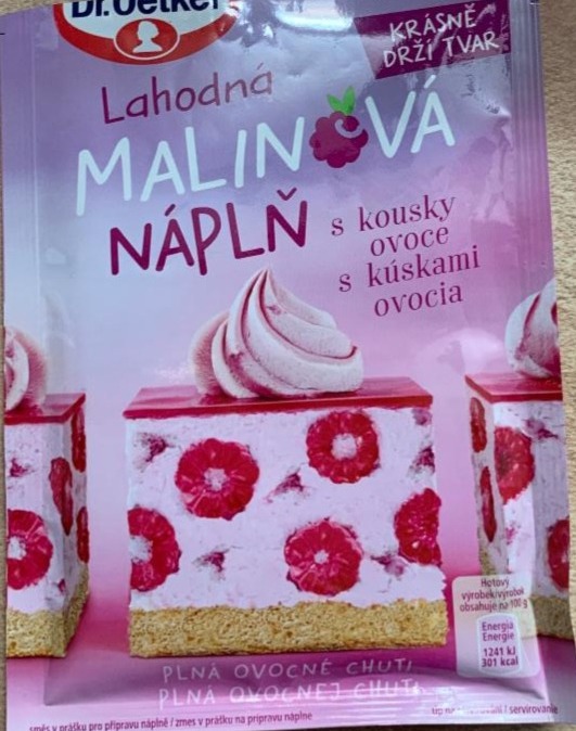 Fotografie - Lahodná malinová náplň s kúskami ovocia Dr.Oetker