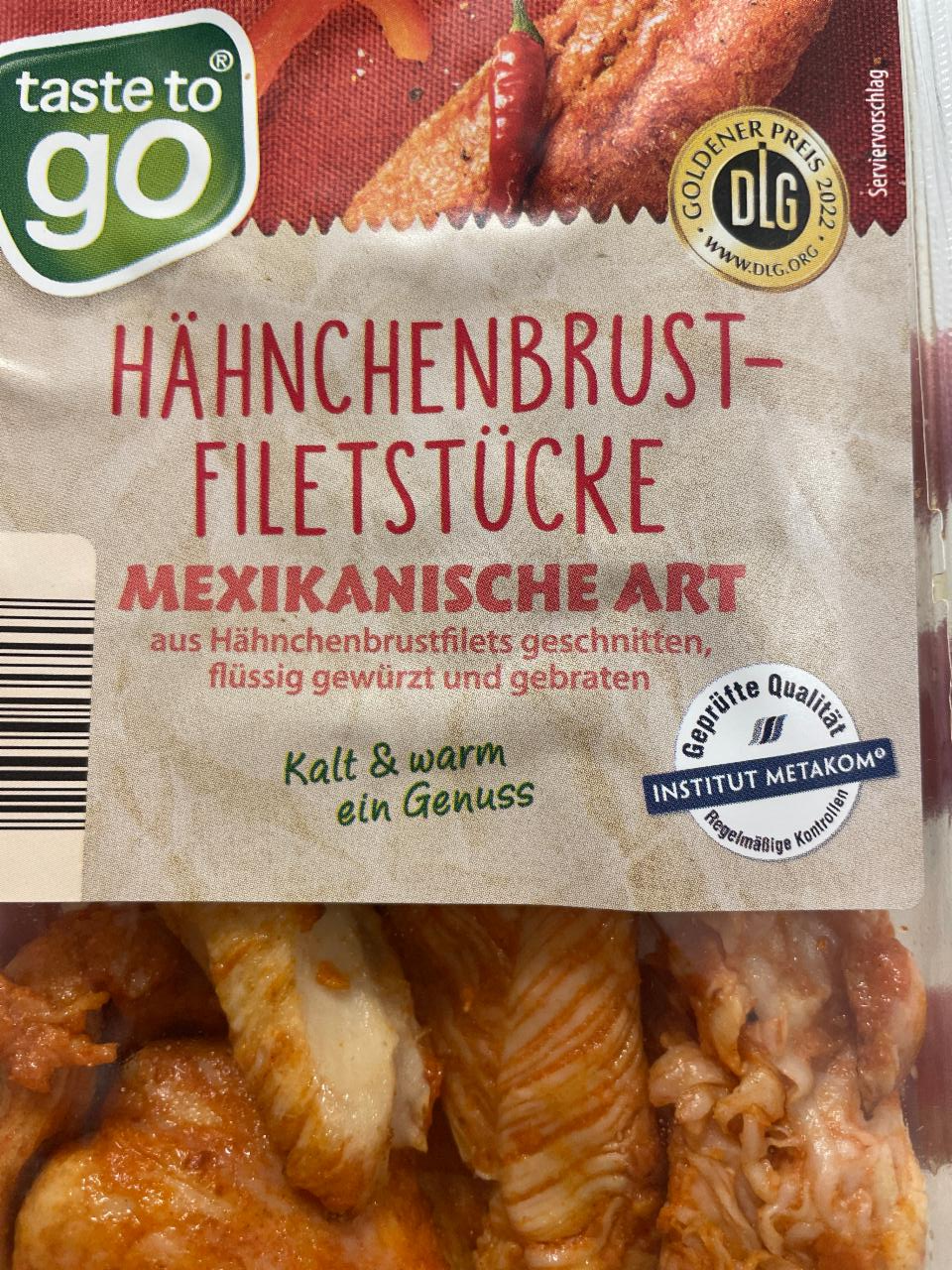 Fotografie - Hähnchenbrust-Filetstücke Mexikanische Art Taste to go