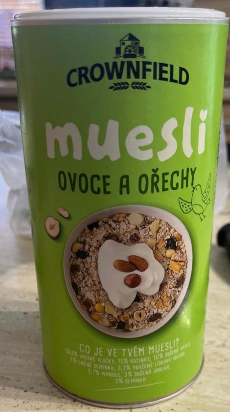 Fotografie - Crownfield muesli ovoce a ořechy