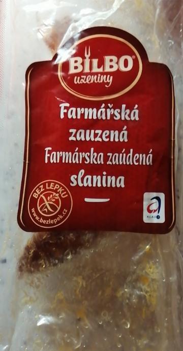 Fotografie - Farmárska zaúdená slanina Bilbo uzeniny