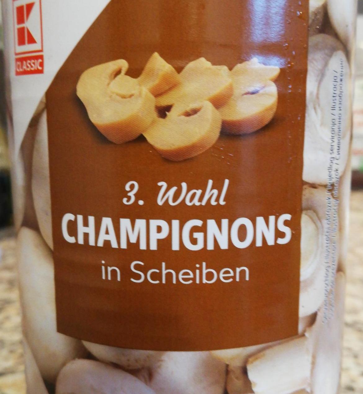 Fotografie - Wahl Champignons in Scheiben K-Classic