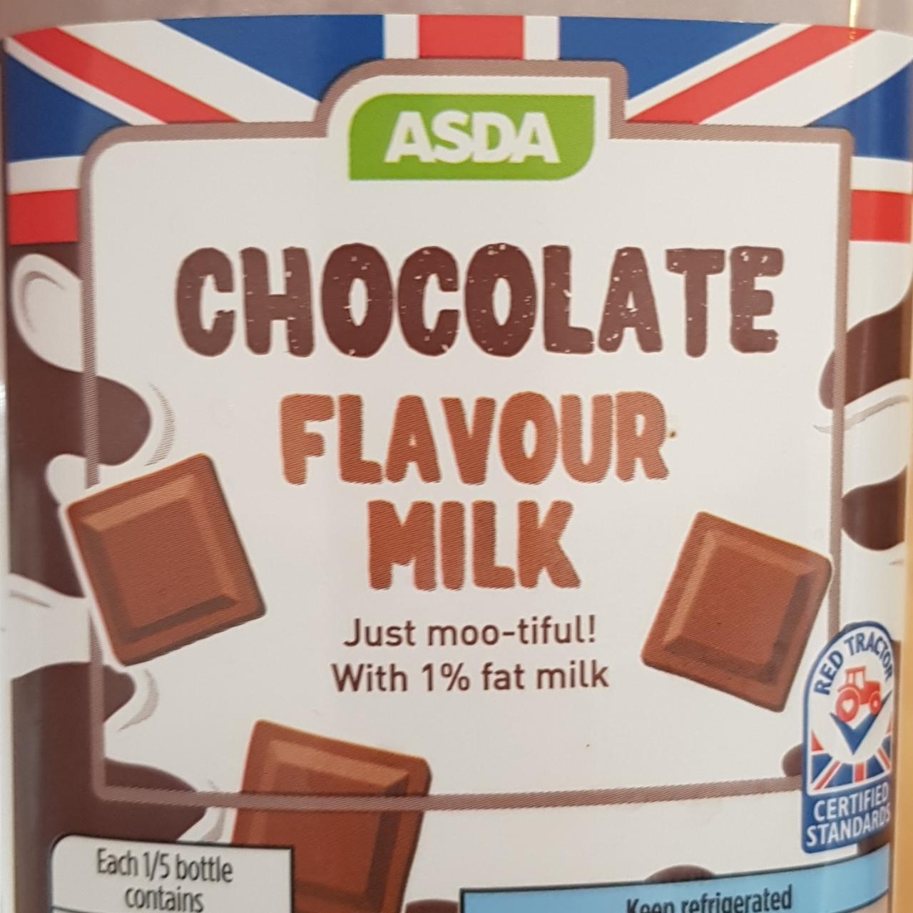 Fotografie - chocolate flavour milk ASDA
