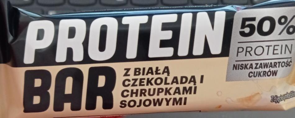 Fotografie - Protein Bar z Białą Czekoladą i Chrupkami Sojowymi Lidl