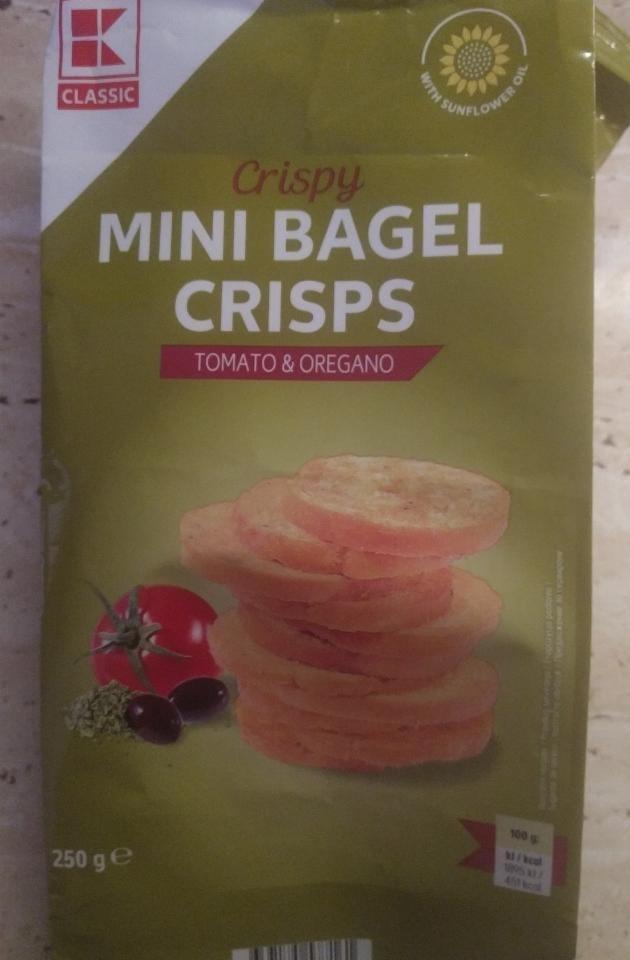 Fotografie - Krispy Mini bagel crisps tomato a oregano