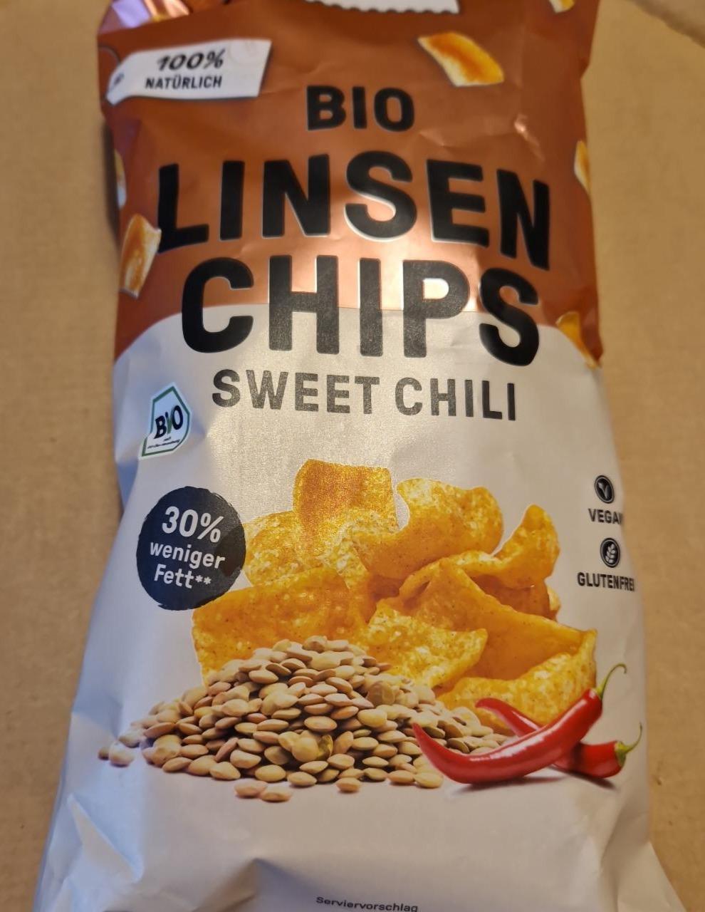 Fotografie - Bio Linsen Chips Sweet Chili