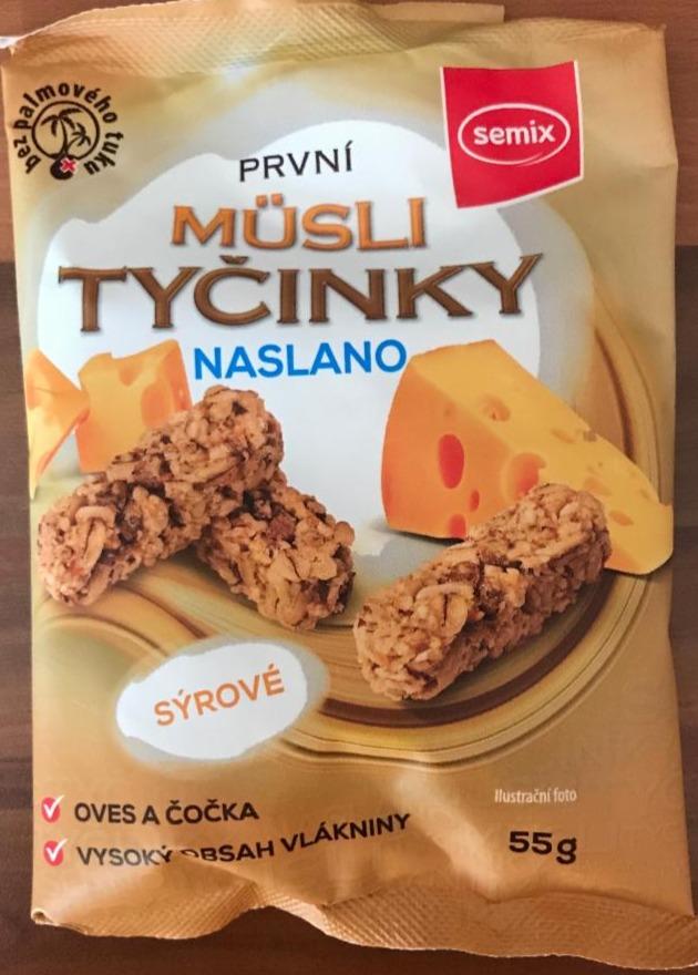 Fotografie - Müsli tyčinky naslano syrové