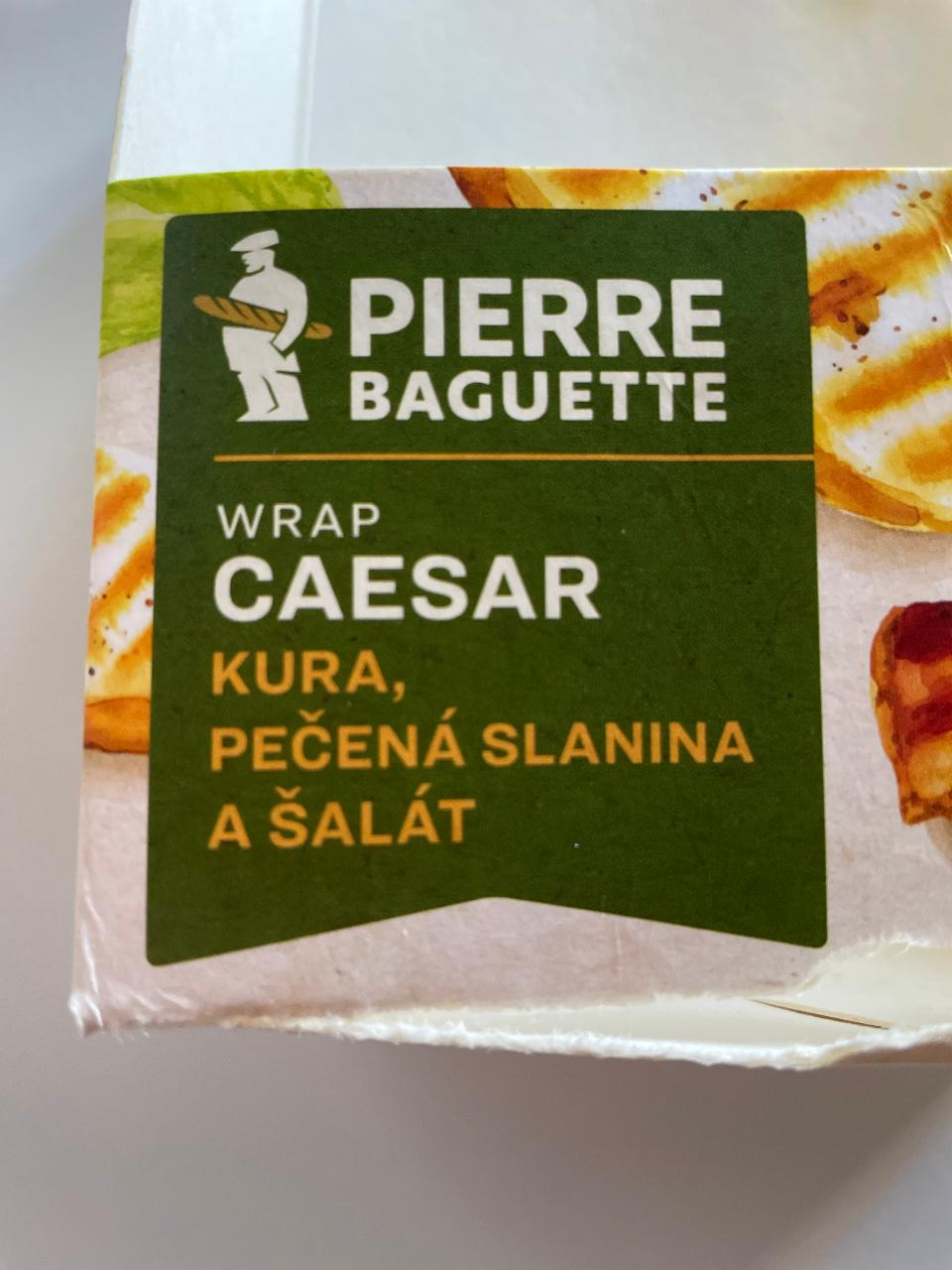 Fotografie - Wrap Caesar, kura, pečená slanina a šalát Pierre Baguette