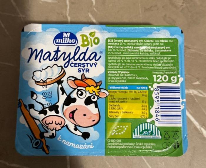 Fotografie - Bio Matylda čerstvý sýr Bio Milko