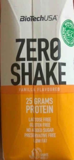 Fotografie - Zero shake vanilla BioTechUSA