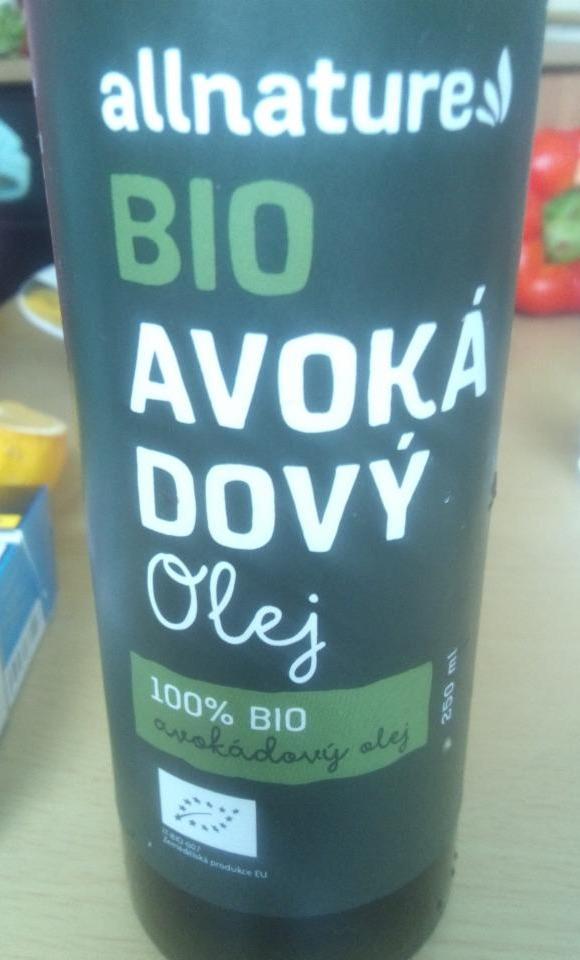 Fotografie - Bio Avokádový olej allnature