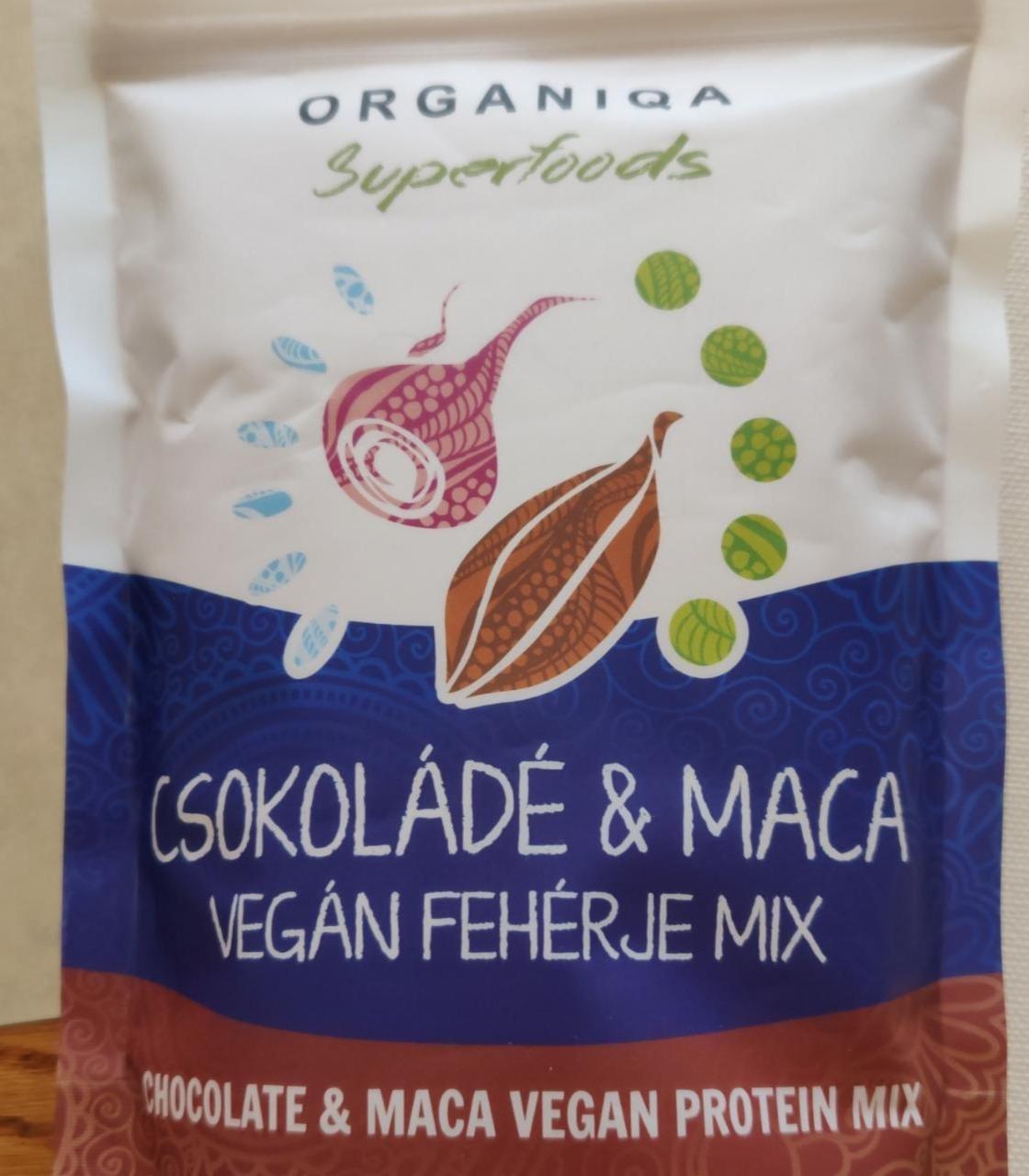 Fotografie - Chocolate & Maca Vegan Protein Mix Organiqa