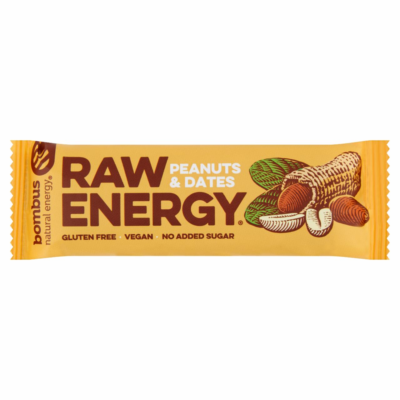 Fotografie - Raw Energy Peanuts & Dates Bombus