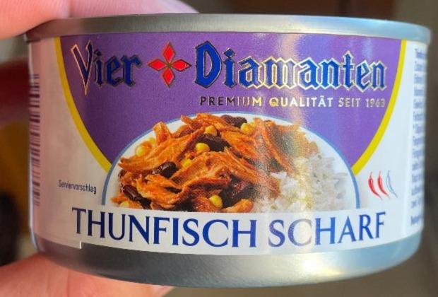 Fotografie - Vier Diamanten THUNFISCH SCHARF