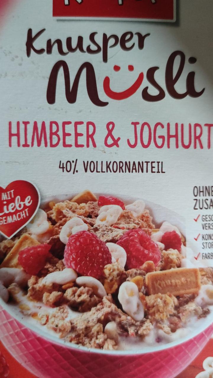 Fotografie - Knusper Müsli Himbeer & Joghurt